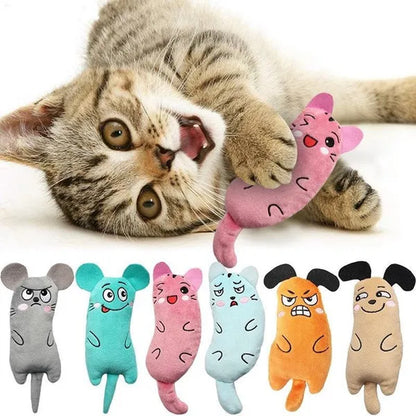 Pet Plush Toys Cat Chew Toys Cat Interactive Toys Kitten Catnip Toys Cat Teeth Cleaning Supplies
