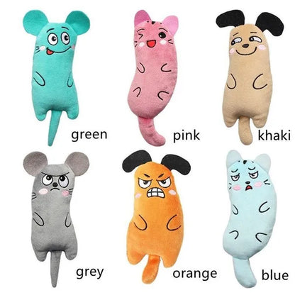 Pet Plush Toys Cat Chew Toys Cat Interactive Toys Kitten Catnip Toys Cat Teeth Cleaning Supplies