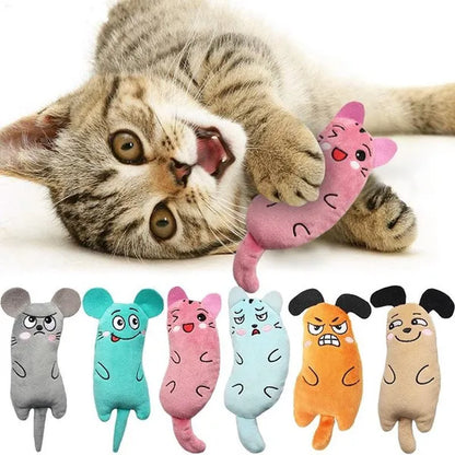 Pet Plush Toys Cat Chew Toys Cat Interactive Toys Kitten Catnip Toys Cat Teeth Cleaning Supplies